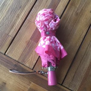 Pink Coach Umbrella